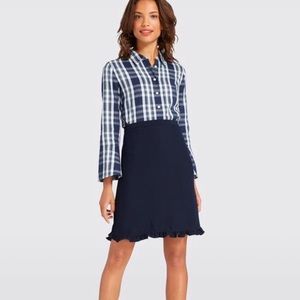 NWT Draper James Ruffle Trim Skirt